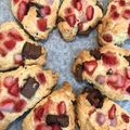 さらだのさら's cooksnap of when they made いちごとホワイトチョコのスコーン.