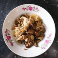 愛海夢's cooksnap of when they made 豚肉と茄子と春雨の麺つゆ炒め.