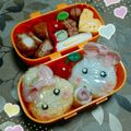 meg0123's cooksnap of when they made ほっぺちゃん♪♪キャラ弁☆.