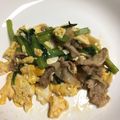 エクストリーマー's cooksnap of when they made 豚肉・小松菜・玉子炒め☆時短！簡単♪.
