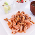 midorili's cooksnap of when they made 作りおき可!豚ﾊﾞﾗ肉としめじの炒めもの.