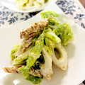 マイとクロの幸せ生活's cooksnap of when they made 簡単副菜☆白菜と竹輪のごまマヨ醤油☆.