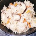 かのか★'s cooksnap of when they made 生姜香る ミョウガと鶏の炊き込みご飯.