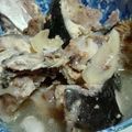 めいままと愉快な家族's cooksnap of when they made ぶりあら煮、塩味.
