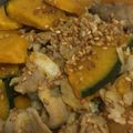 りーとぽん's cooksnap of when they made かぼちゃと豚肉の炒め物.