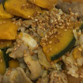 りーとぽん's cooksnap of when they made かぼちゃと豚肉の炒め物.
