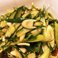 クック4NOBP5☆'s cooksnap of when they made 簡単さっぱり❀長ネギときゅうりの酢の物❀.