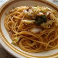 iketa's cooksnap of when they made *カリカリじゃこと長葱の和風パスタ*.