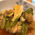 morio28's cooksnap of when they made キャベツ消費に‼卵と絹さやのくたくた煮.