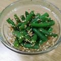 とな吉's cooksnap of when they made お弁当のおかずに♪簡単いんげんの胡麻和え.