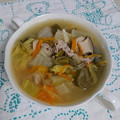 イチゴ、イチゴ。's cooksnap of when they made 白菜 と エリンギ のスープ.