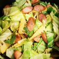 JunAiママ's cooksnap of when they made タケノコとキャベツのカレー炒め.