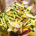 よっぴぃぴぃ's cooksnap of when they made 簡単さっぱり❀長ネギときゅうりの酢の物❀.