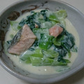 ひろ∞ひろ's cooksnap of when they made 鮭と青梗菜のホワイトソース♪.