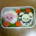 hirotofumi's cooksnap of when they made ひつじさんのおにぎり☆.