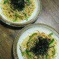 SoMiNemama's cooksnap of when they made お一人様ランチに♡ツナの和風パスタ♪.