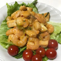 0toyo's cooksnap of when they made 海老とレタスとエリンギのぴり辛マヨ旨煮.