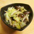 もんしゅしゅ's cooksnap of when they made キャベツとシメジの辛子和え.