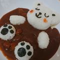 せんべぇちゃん's cooksnap of when they made ☆可愛い白くまカレー☆.