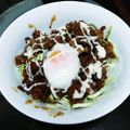 なかじまの妻's cooksnap of when they made ヨシダグルメソースで照り玉豚マヨサラダ丼.