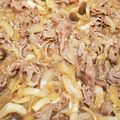 metabo3号's cooksnap of when they made 某チェーン店牛丼再現.