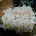 クックT5P0XS☆'s cooksnap of when they made カニ缶の簡単炊き込み御飯.