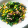 オアシス☆彡's cooksnap of when they made コーンたっぷり☆ほうれん草のバター炒め.
