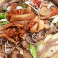 アンティーまゆ's cooksnap of when they made 簡単！納豆キムチ蕎麦はじめました.
