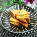 Dellaたん's cooksnap of when they made 厚揚げの黒砂糖醤油煮.