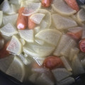ココキキララ's cooksnap of when they made 簡単！大根とベーコンのウマ♪スープ.