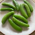 ピーナッツ子♪'s cooksnap of when they made スナップエンドウの筋とり＆おいしい茹で方.