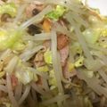 段登山's cooksnap of when they made 加奈のシャキシャキモヤシ炒め.