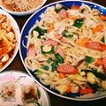 すみま～る's cooksnap of when they made ウインナー入り焼きうどん.