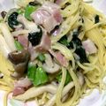 novia_k's cooksnap of when they made ほうれん草とベーコンのクリームパスタ.