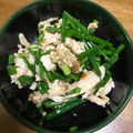 クックリックチック's cooksnap of when they made 鶏ササミとそばの実の梅肉和え.