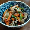 クックEHSYXL☆'s cooksnap of when they made ほうれん草人参しめじナムル♡.