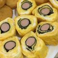 しおりポンママ's cooksnap of when they made 魚肉ソーセージ★クルクル渦巻きの玉子焼き.