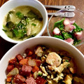 ame-ikuru's cooksnap of when they made 節約応援！白菜とわかめの中華風スープ.