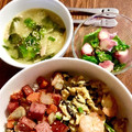 ame-ikuru's cooksnap of when they made 農家の食卓〜からし菜と生ハムのサラダ〜.