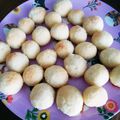 りゅうとゆいのママ's cooksnap of when they made 材料3つオーブントースター スノーボール.