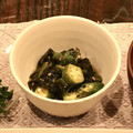 nuit's cooksnap of when they made おくらとわかめの胡麻酢和え.