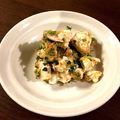 akikosbym's cooksnap of when they made クリームチーズのおかかネギまみれ.
