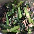 ずぼら新米主婦's cooksnap of when they made レンジで簡単☆小松菜の胡麻ツナ和え。.
