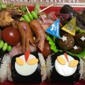 りゅうmama☆'s cooksnap of when they made キャラ弁 ✿ 超簡単ウルトラマン弁当.