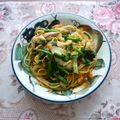 クレイプメートル's cooksnap of when they made 豚キムチ☆パスタ.