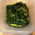 クック6Z2PVI☆'s cooksnap of when they made きゅうりのごま醤油和え.