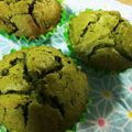 1966さくら's cooksnap of when they made ＊抹茶にたっぷり甘納豆マフィン＊.