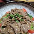 ちゅきぞうこ's cooksnap of when they made 牛肉とクレソンのパパッと炒め.
