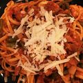 きょさりん's cooksnap of when they made 簡単ランチ！　イカのトマトソースパスタ♪.