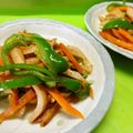 yamabuki1's cooksnap of when they made 魚肉ソーセージと人参ピーマンのカレー炒め.